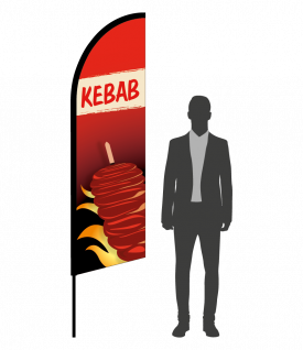 drapeau flamme kebab