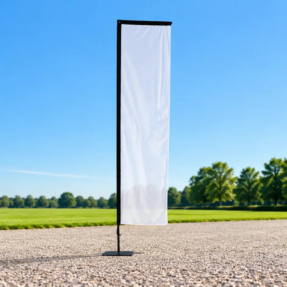 Drapeau oriflamme rectangle