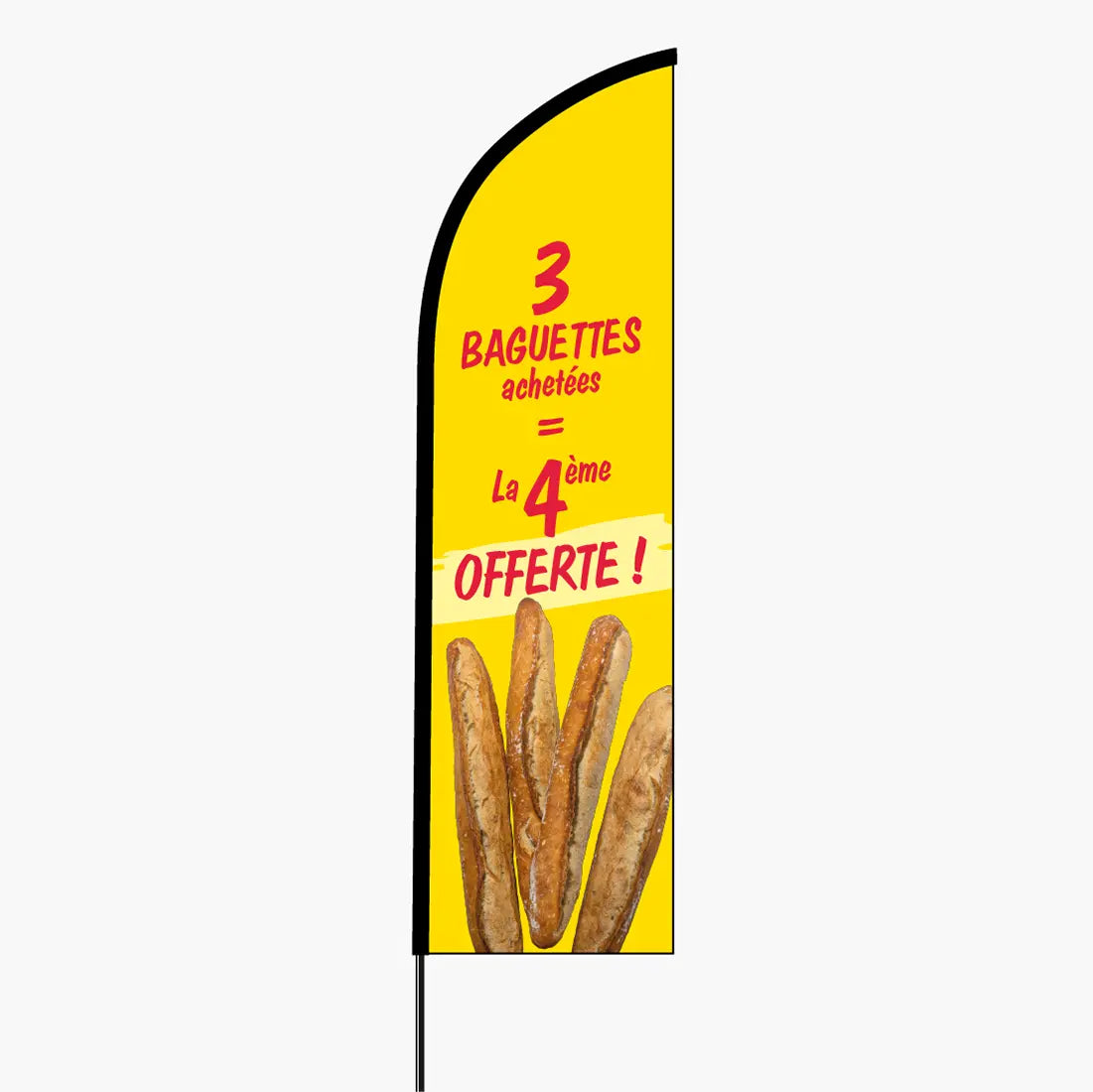 Drapeau promo baguettes