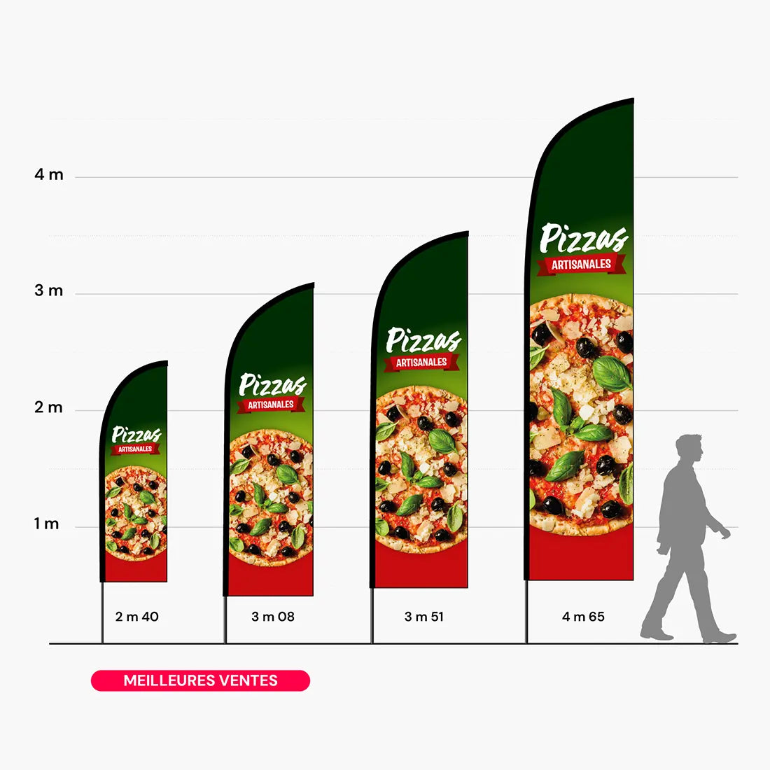 Drapeau pub pizzas