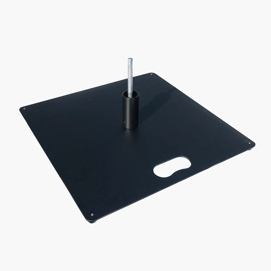 Platine acier 9 kg drapeau oriflamme